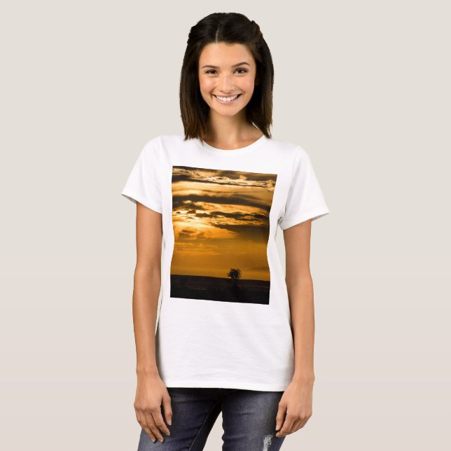 Camiseta Cielo dorado (Anverso completo)