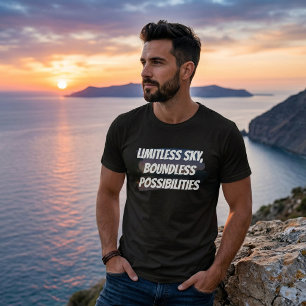 Camiseta Cielo ilimitado – Posibilidades sin límites Motiva