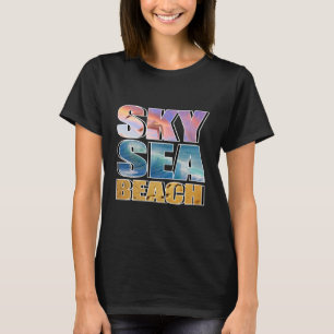 Camiseta cielo, mar, playa