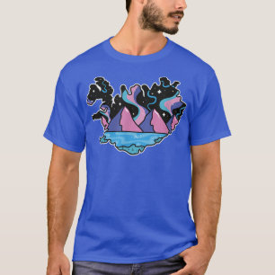 Camiseta Cielo Nocturno de las Montañas Naturales