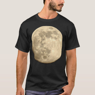 Camiseta Cielo nocturno de luna llena La Luna