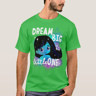 Camiseta Cielo Nocturno Estrellado Sueña en Grande Pequeño