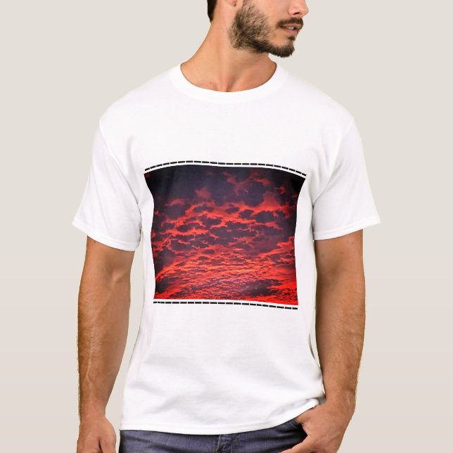 Camiseta Cielo quemado (Anverso)
