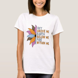 Camiseta Cielo sobre mí tierra debajo de mí 