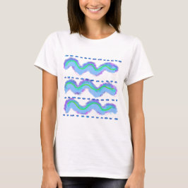 Camiseta Cielo y Olas Raya de Verano