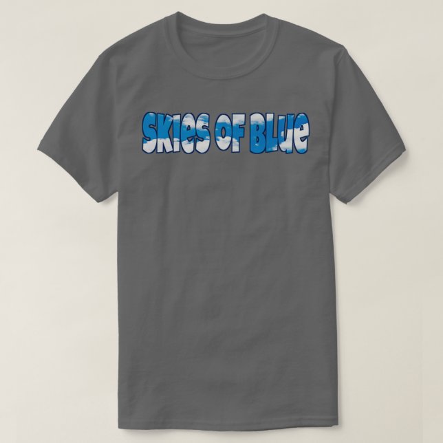 Camiseta Cielos azules (Diseño del anverso)