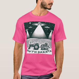 Camiseta Cielos Nocturnos De Dakota Del Sur Donde La Tierra