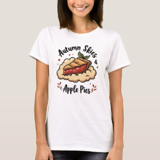 Camiseta Cielos otoñales y Apple Pies - Cerdo acogedor en l