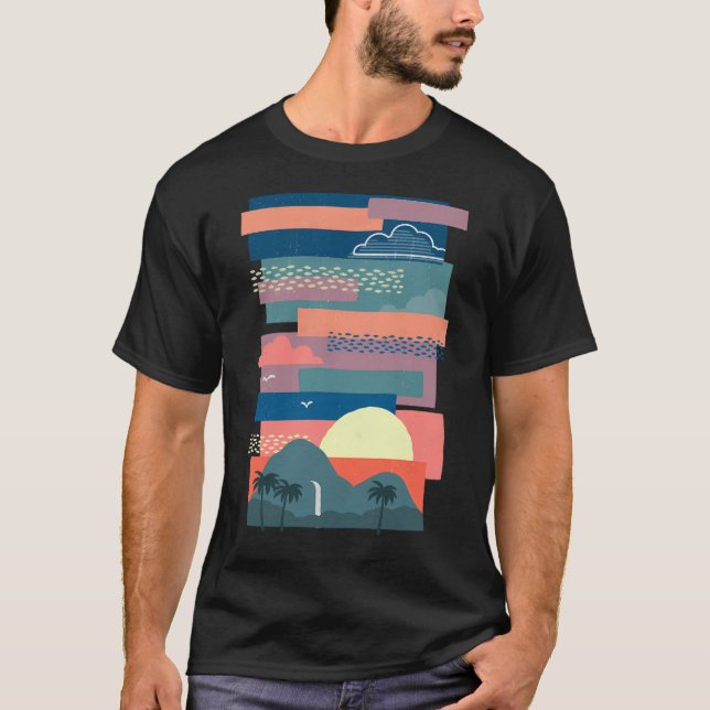 Camiseta Cielos tropicales (Anverso)