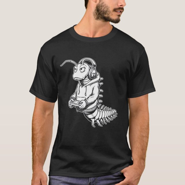 Camiseta Ciempiés de juegos (Anverso)