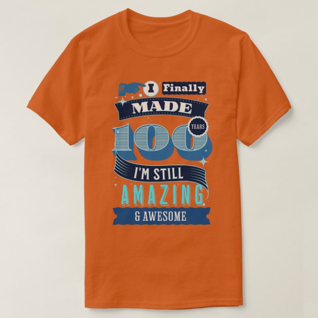 Camiseta Cien años (Diseño del anverso)