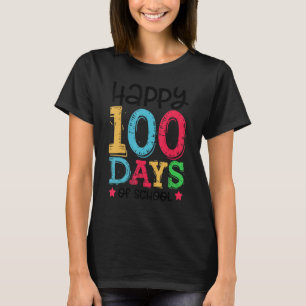 Camiseta Cien días escolares felices 100 días de colegio