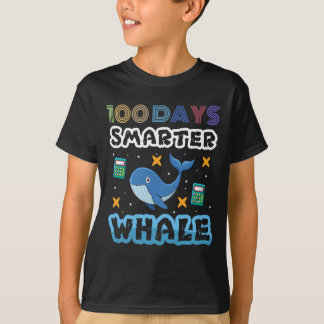 Camiseta Cien días más inteligente ballena azul 100 días de
