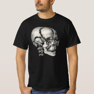Camiseta Ciencia antigua anatomía humana, cráneo antiguo