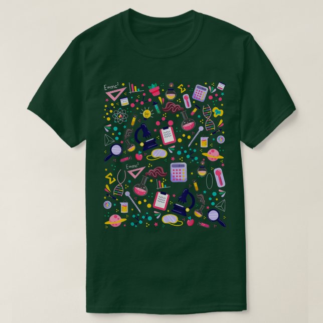 Camiseta Ciencia Biología Astronomía Física Matemática Quím (Diseño del anverso)