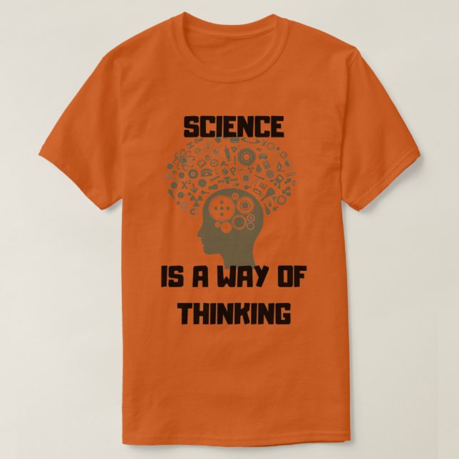 Camiseta Ciencia Brain s (Diseño del anverso)