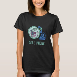 Camiseta Ciencia Chistes Amor Teléfono Celular Biología C