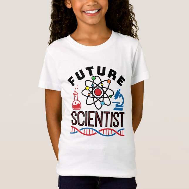 Camiseta Ciencia Científica Futura Lover STEM (Anverso)