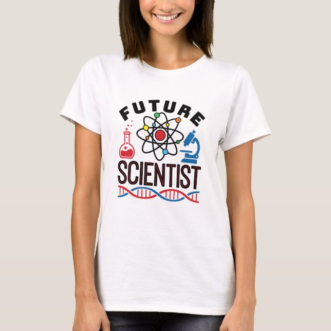 Camiseta Ciencia Científica Futura Lover STEM (Anverso)