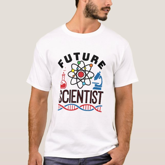 Camiseta Ciencia Científica Futura Lover STEM (Anverso)