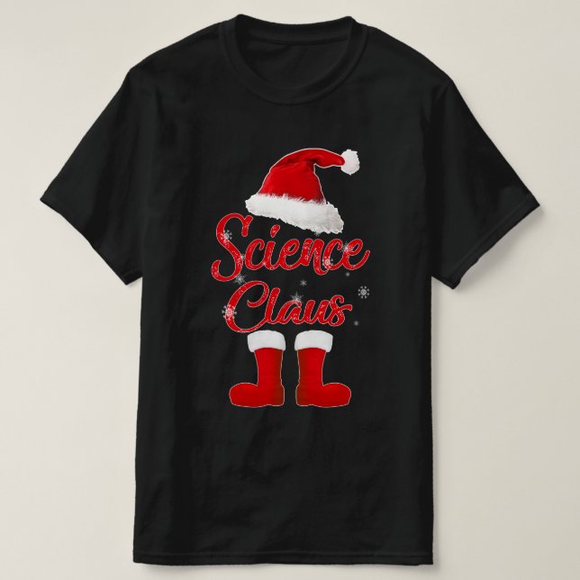 Camiseta ciencia claus (Diseño del anverso)