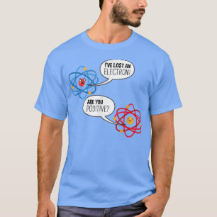 Camiseta Ciencia de Átomo Electrón Pun Química Física Cienc
