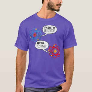 Camiseta Ciencia de Átomo Electrón Pun Química Física Cienc