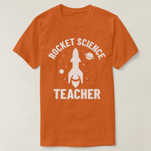 Camiseta Ciencia de cohetes - Ingeniero de cohetes de profe (Diseño del anverso)