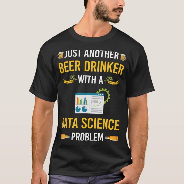 Camiseta Ciencia de datos Beer Drinker (Anverso)