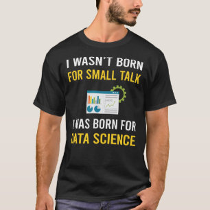 Camiseta Ciencia de datos de llamadas pequeñas