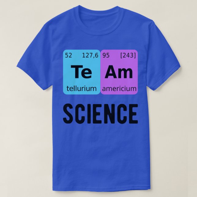 Camiseta Ciencia de equipo II (Diseño del anverso)
