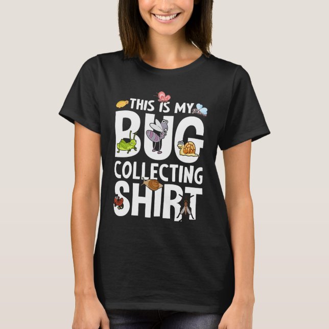 Camiseta Ciencia de insectos de fallos Este es mi error al  (Anverso)