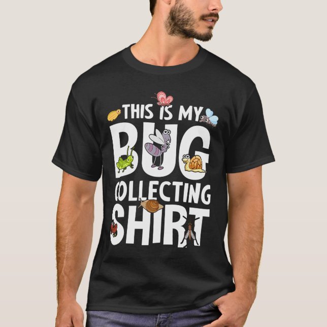 Camiseta Ciencia de insectos de fallos Este es mi error al  (Anverso)