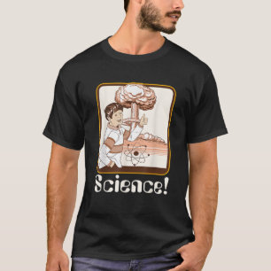 Camiseta Ciencia de la época Gif Graciosa bomba atómica ret