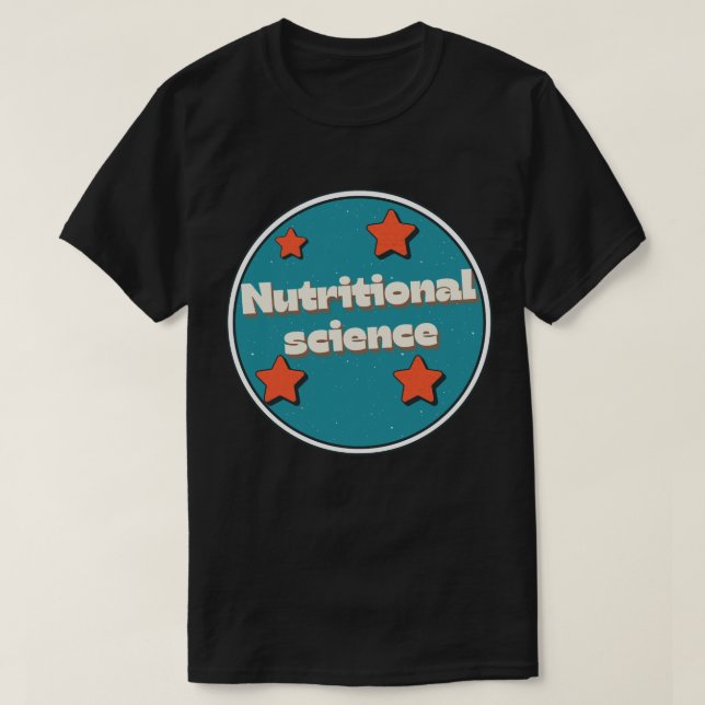 Camiseta ciencia de la nutrición (Diseño del anverso)