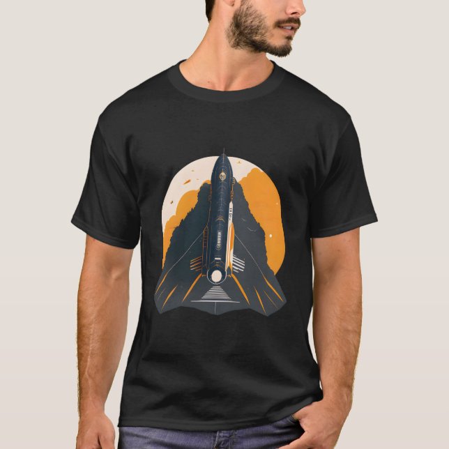 Camiseta Ciencia de naves espaciales espaciales (Anverso)