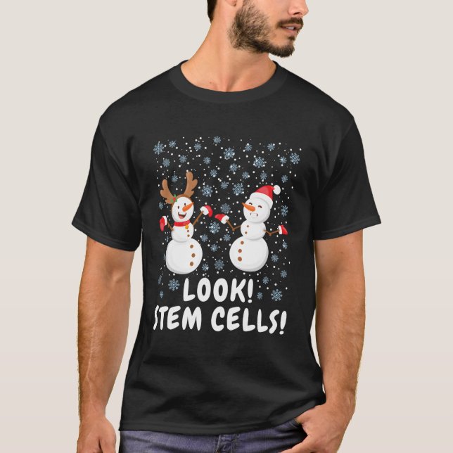 Camiseta Ciencia de nieve con células madre (Anverso)