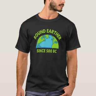 Camiseta Ciencia de primer plano Creer Tierra es arte redon