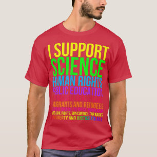 Camiseta Ciencia Derechos Humanos Educación Salud Libertad
