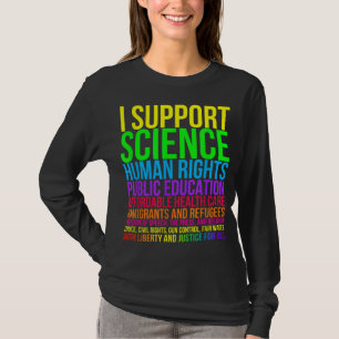 Camiseta Ciencia Derechos Humanos Educación Salud Libertad