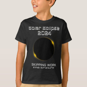 Camiseta Ciencia divertida del eclipse solar para faltar al