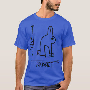 Camiseta Ciencia divertida Nerd Duck Rabbit Physictics Geek