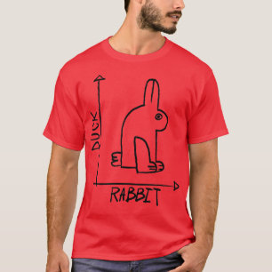 Camiseta Ciencia divertida Nerd Duck Rabbit Physictics Geek