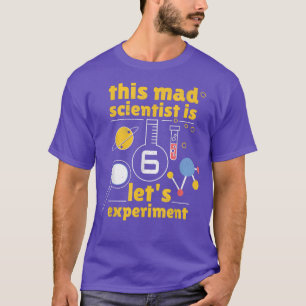 Camiseta Ciencia Edad 6 Años Nacido Futuro Cielo Mad
