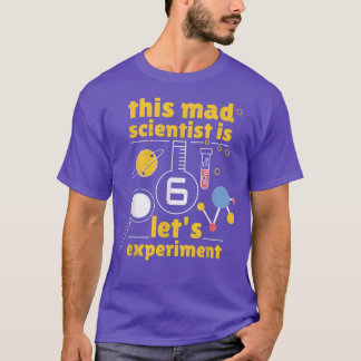 Camiseta Ciencia Edad 6 Años Nacido Futuro Cielo Mad