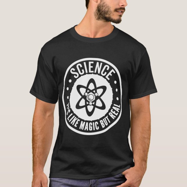 Camiseta CIENCIA Es Como Magia3 chica (Anverso)