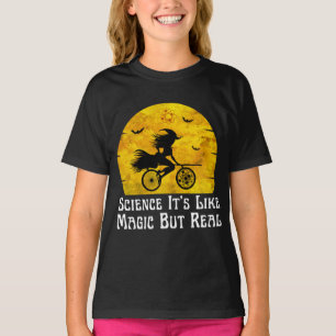 Camiseta ciencia es como magia pero real