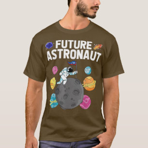 Camiseta Ciencia Espacial Galaxy Moon Landing Planets Futur