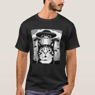 Camiseta Ciencia Ficción Divertida, Meme de Gato Sorprendid