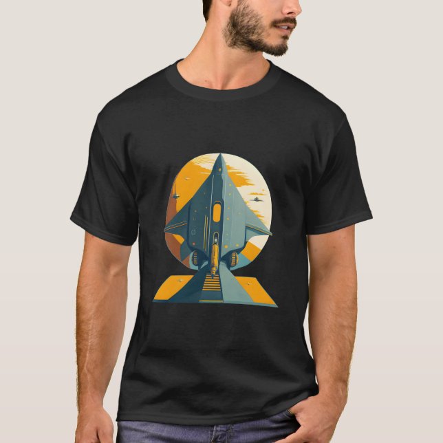 Camiseta Ciencia Ficción Nave Espacial (Anverso)